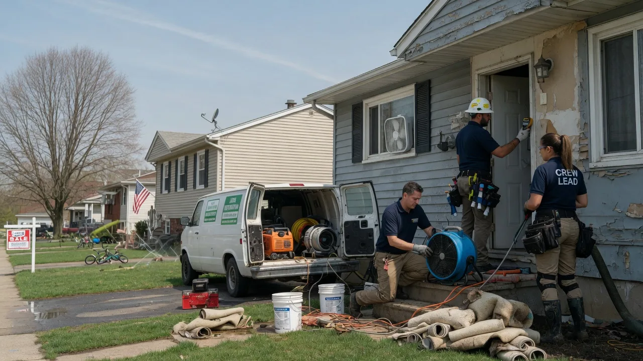 Flood Cleanup in Keensburg, IL near me