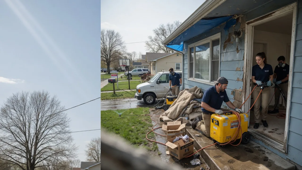 Basement Flood Cleanup in Keensburg, IL near me